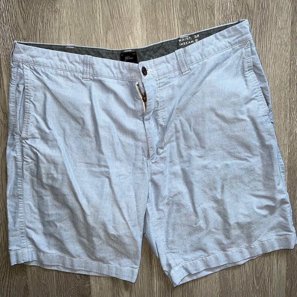 J.Crew Stanton Short White Mens Size 38 x 9 Inseam Flat Front